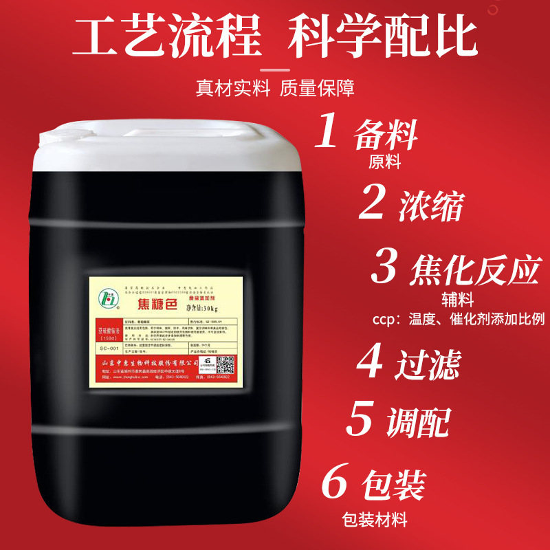 Caramel, amoni sulphate.
