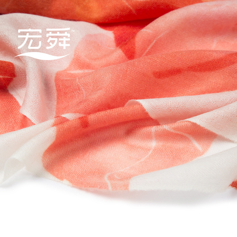 Nhà máy vải nhung của thành phố Inner, 2023 mùa thu và mùa đông, 200 khăn choàng bằng nhung được sơn kỹ thuật số.