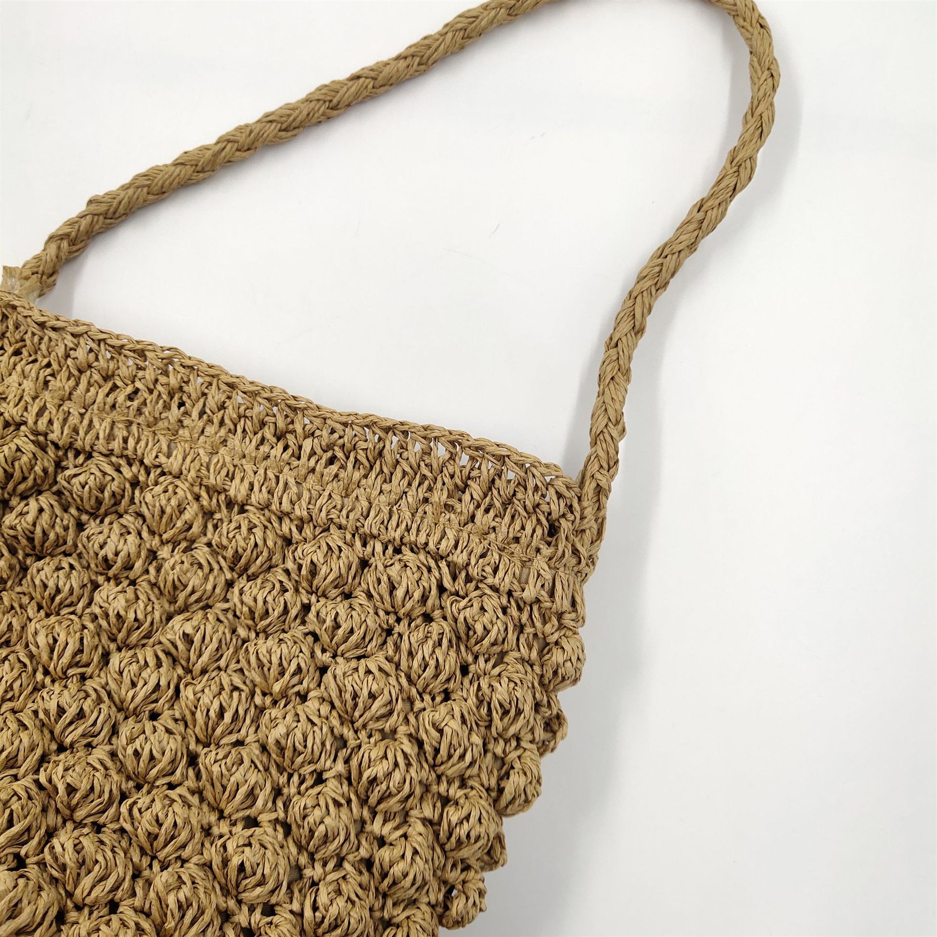New fashion bucket knitter, one shoulder bag, direct supply.