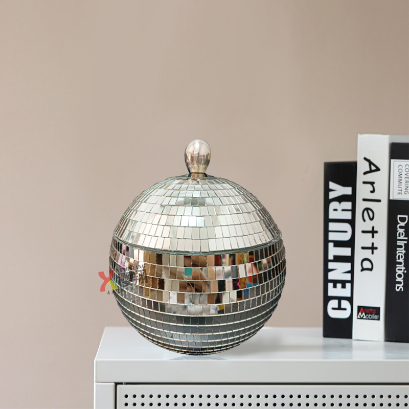 Discocandycan, a new pot of mirror ceramics party, laser-reflected candy cans.