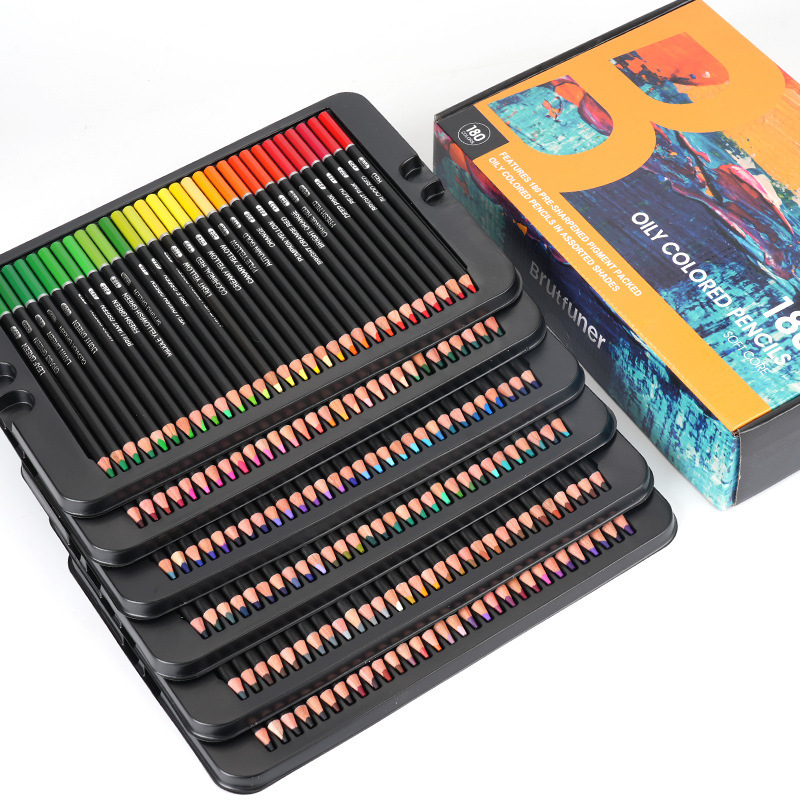 Cross-border brand 180-coloured pencil-coloured, black-coloured, black-coloured-coloured paint set