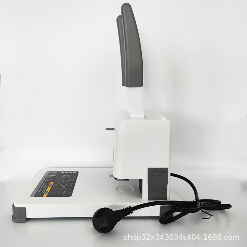 Thermal melting of small office information files in the book book of the computer-enabled compactor accountancy glue machine