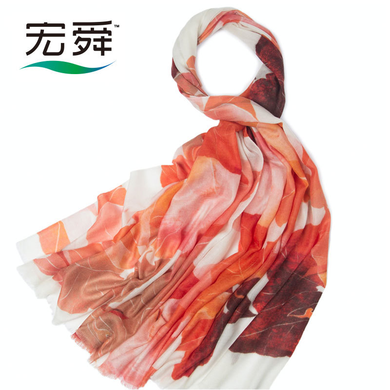 Nhà máy vải nhung của thành phố Inner, 2023 mùa thu và mùa đông, 200 khăn choàng bằng nhung được sơn kỹ thuật số.
