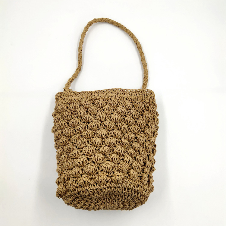 New fashion bucket knitter, one shoulder bag, direct supply.