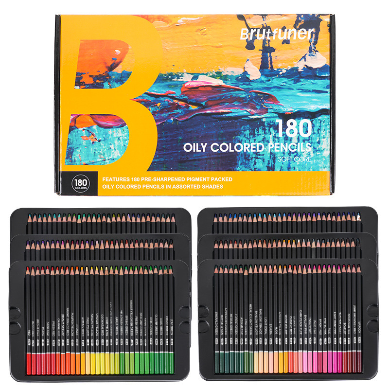 Cross-border brand 180-coloured pencil-coloured, black-coloured, black-coloured-coloured paint set