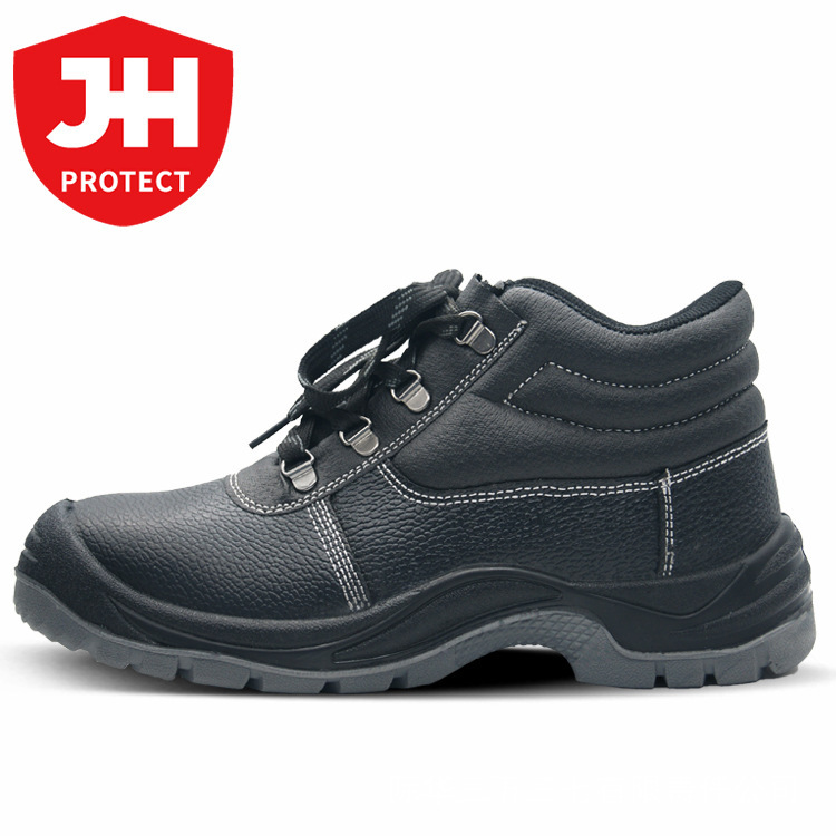 The factory's shoes are protected against puncture through steel-capped shoes and welders.