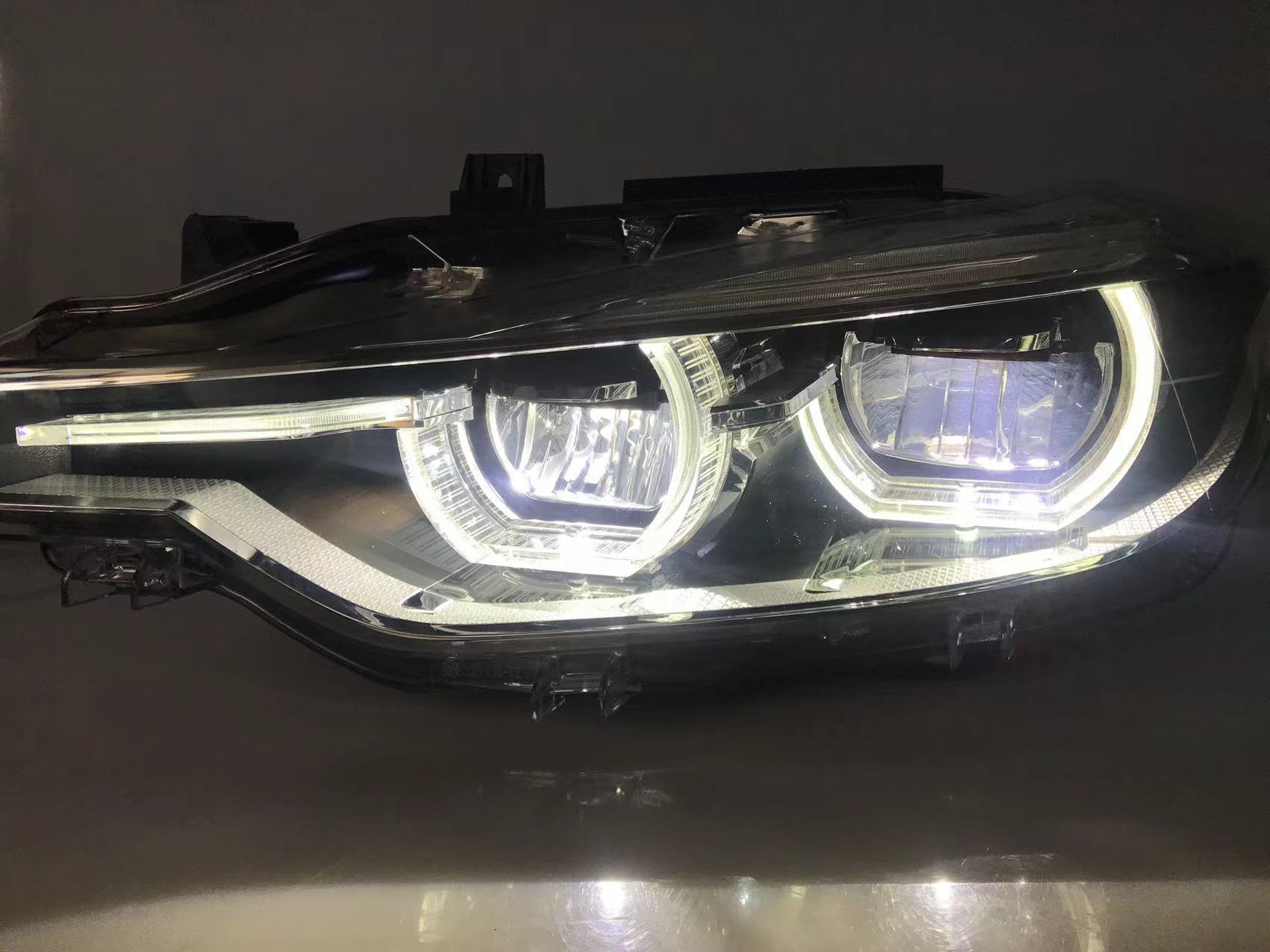 适用宝马三系老改新 BMW F30老改新LED大灯 宝马三系低配升高配