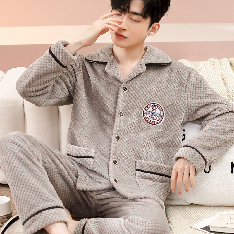 2022 pyjamas, mùa đông mới, nhung san hô hai mặt, những chiếc xe trượt tuyết, những chiếc pyjama lớn.