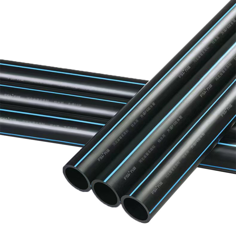 PE distribution of 75/90/110/160/00 large calibre PE distribution of PE drainage pipes