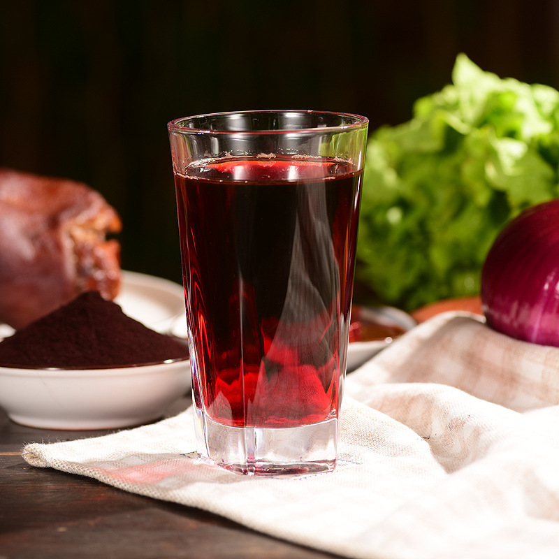 erythroacin, natural food colorant, meat beverage baking, factory camp.