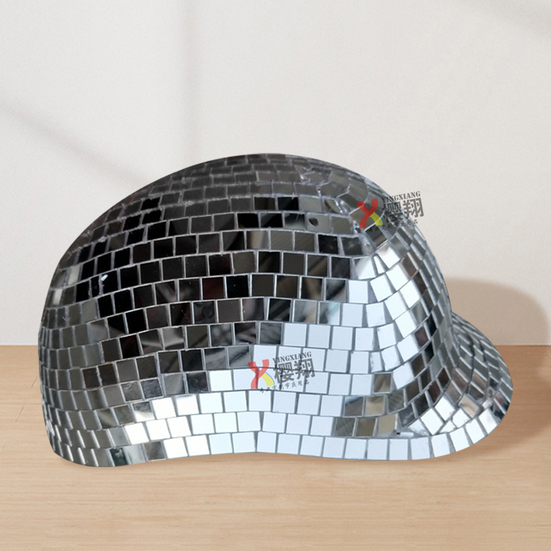 Cross-border creative mirror mirror mirror mirror window-formulation for Discoball Helmet mall