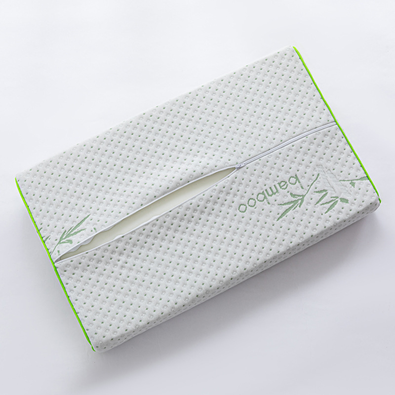 Colour-covered air layer memory pillows, adult curve wave cores, memory cotton slow-back bullet pillows.