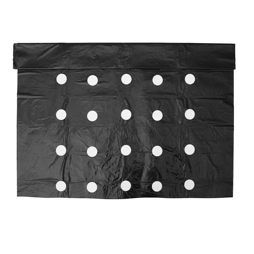 màng màng màng nhựa đục thủng PE Agriral, màng màu đen, nhiệt độ trong màng 0,95*10m cỏ