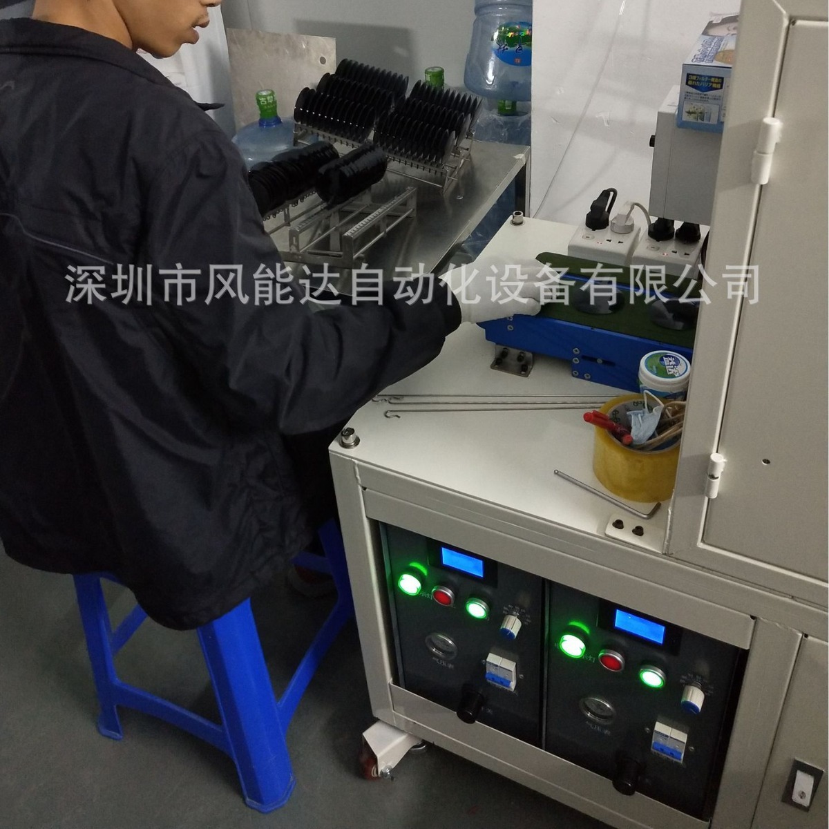 Plant supply mix delivery machine, plasma plating machine, industrial parts dispenser