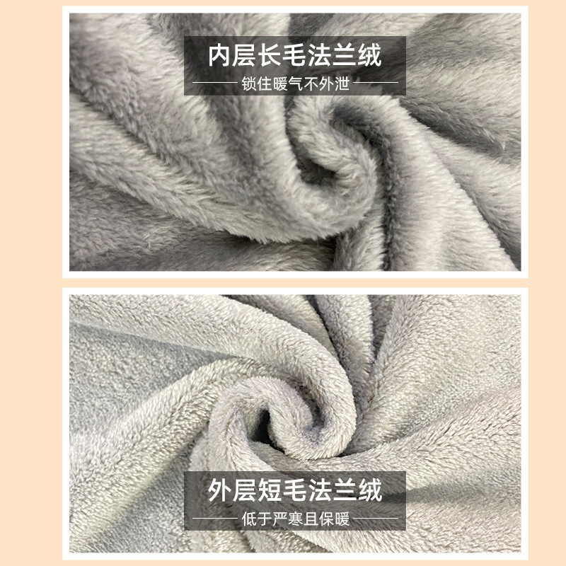 Quy trình chế tạo theo thứ tự mùa đông nhung và dài, áo ngủ dài, người giúp việc nhà.