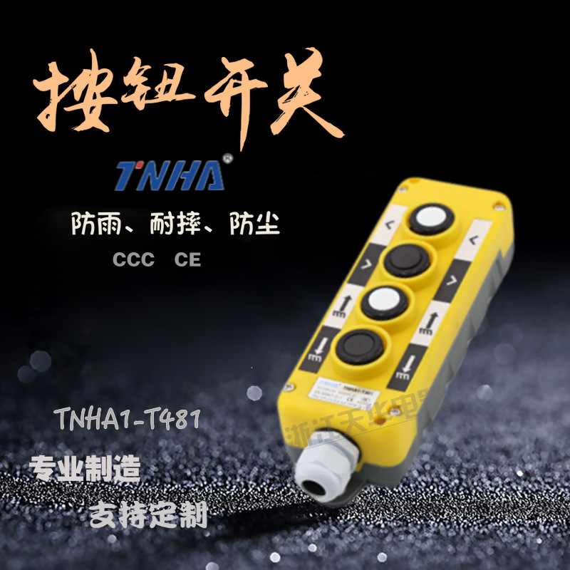 TNHA1  COB T471 T481電動葫蘆控制行車按鈕開關 起重機汽車尾吊
