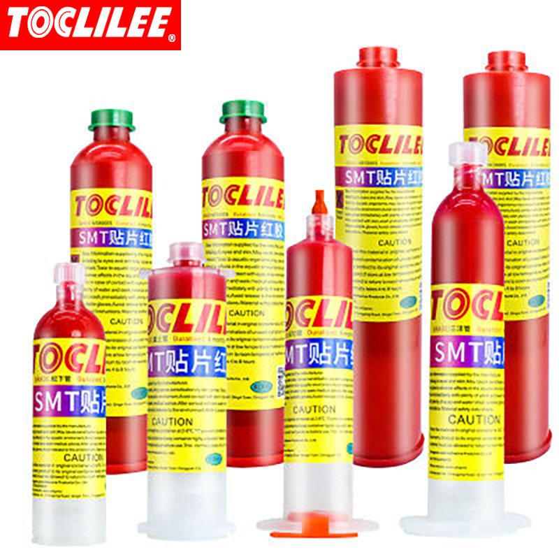 SMT sticker red tape reagent fixed electrons over the peak furnace for high-temperature PCB scraping glue