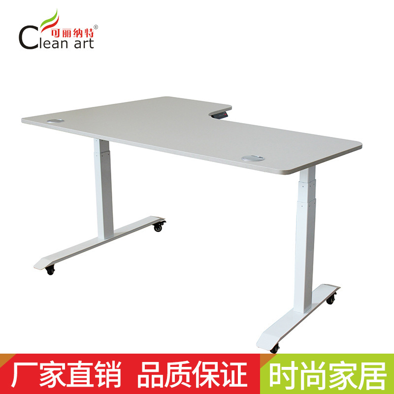 Bảng điện tử nâng và xuống dựa trên văn phòng thông minh nâng xuống bàn máy tính bàn học đồ nội thất bàn làm việc