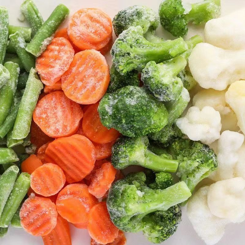 It's a straight-up, clean-up, easy-food gymnastics, easy broccoli, frozen mixed vegetables, commercial.