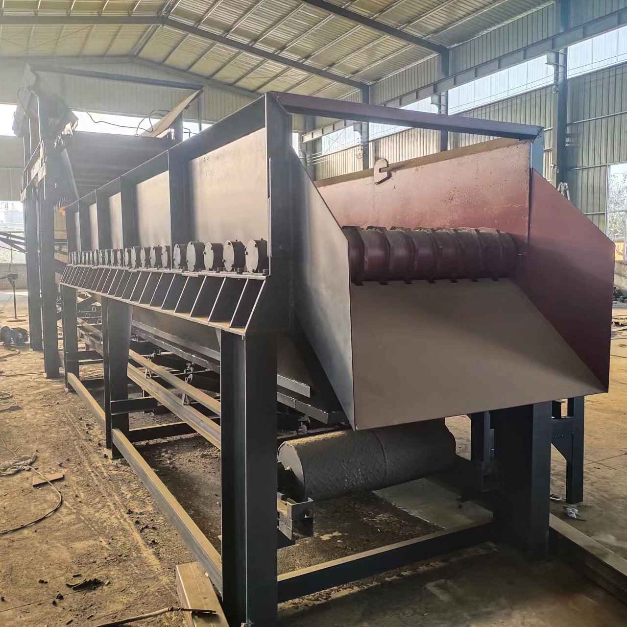 Máy giặt cát hình tròn Sản xuất dụng cụ giặt cát ở Thanh Châu