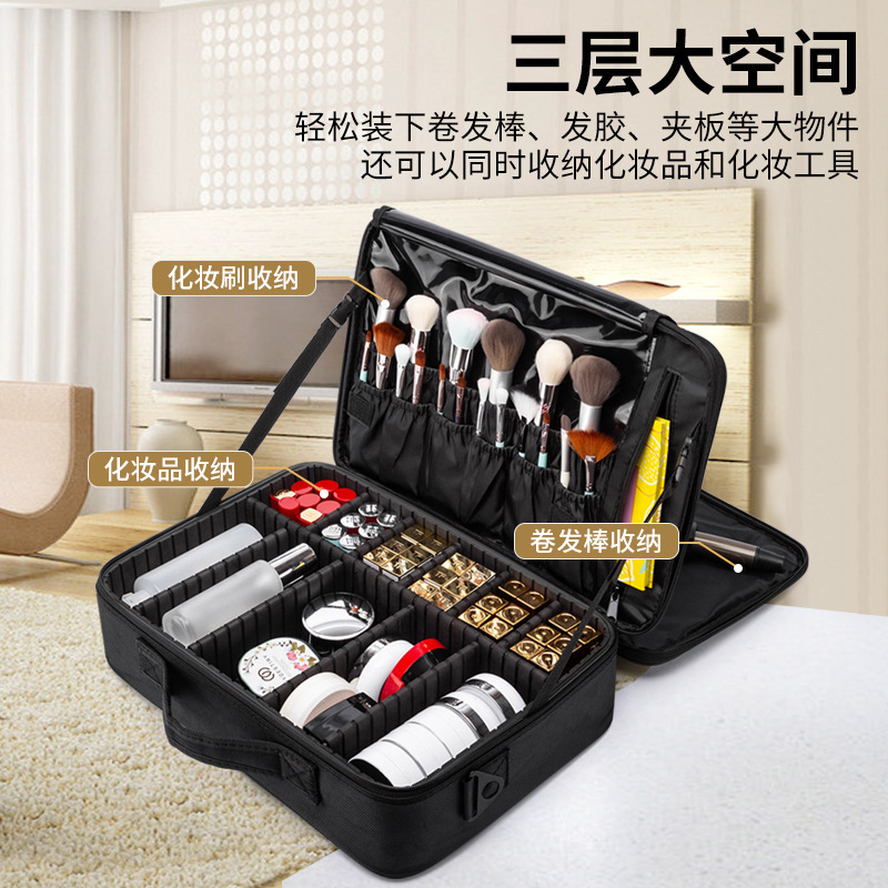 Specialized make-up packs with large-capacity super-heavy case toolboxes for multi-purpose beauty coats