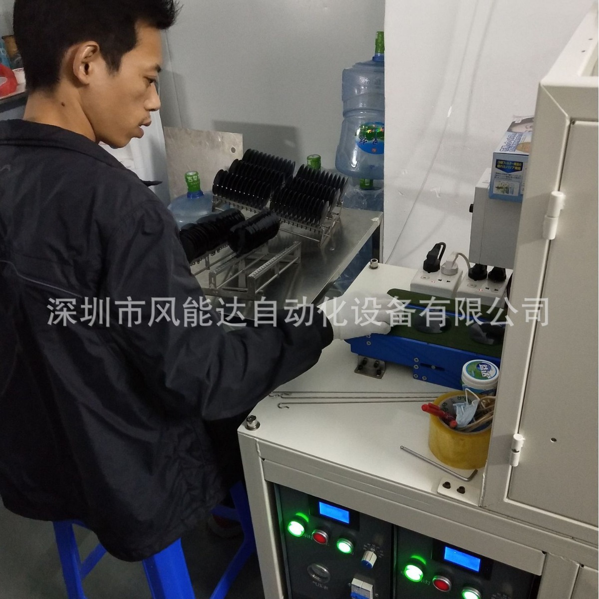 Plant supply mix delivery machine, plasma plating machine, industrial parts dispenser