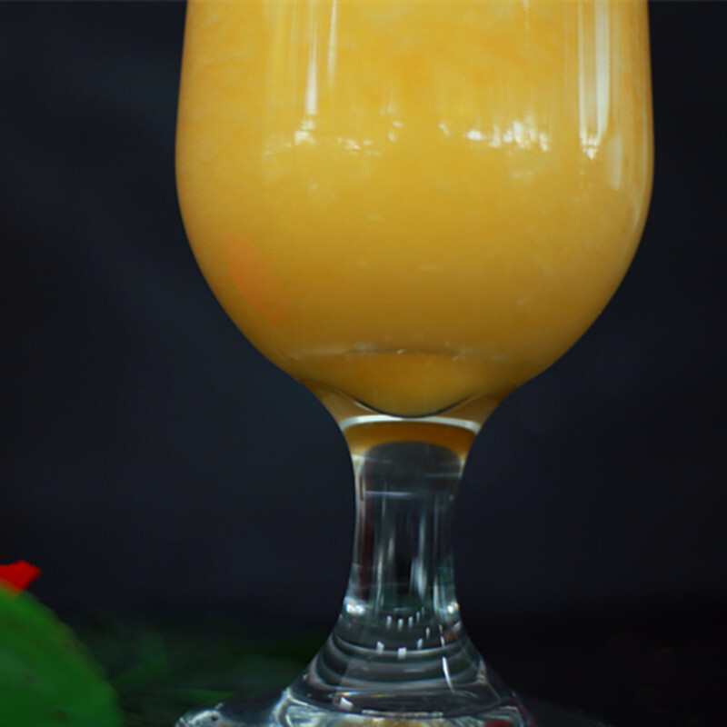 Frozen sugar with pecan juice, frozen with fresh fruit, baked with pecan fruit. Juice cans.