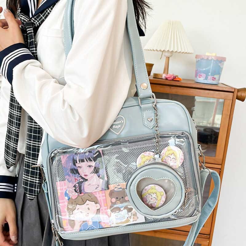 School bag for soft-skinned schoolgirls.