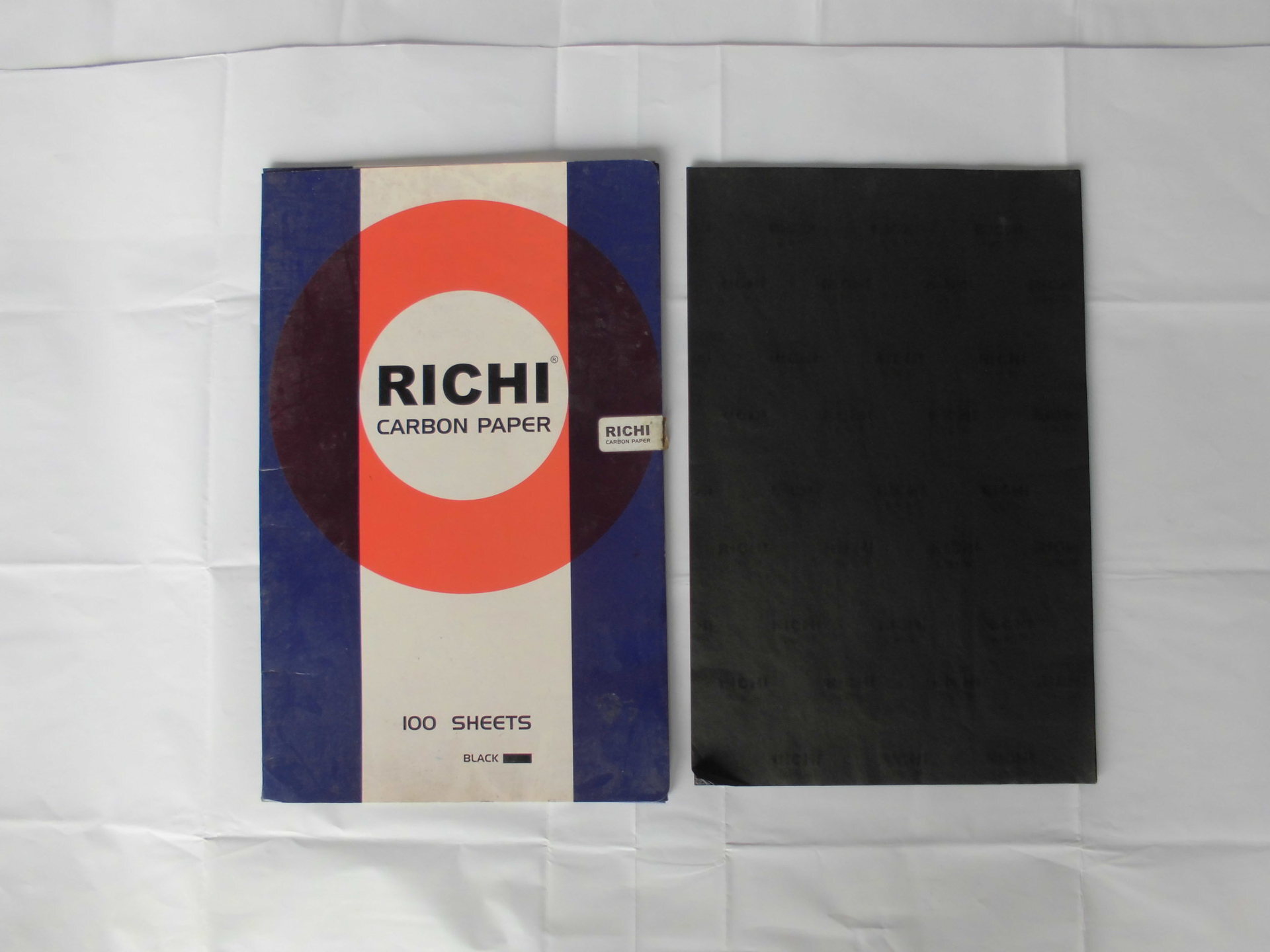 Supply of high quality, thin duplicate paper, black duplicate paper.