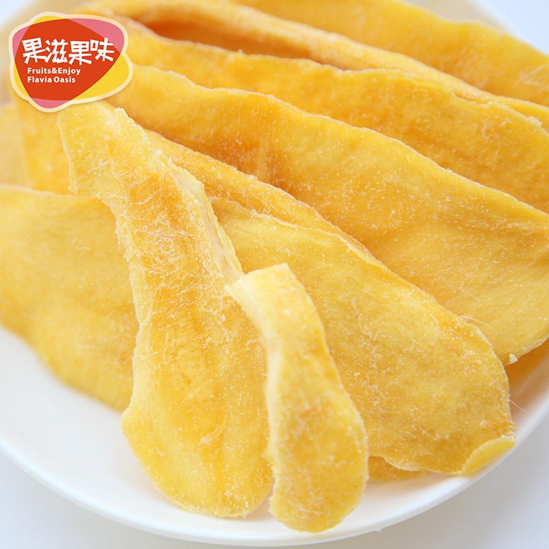 망고 건조한, 과일과 꿀의 가득 차있는 500g 대량 부대.