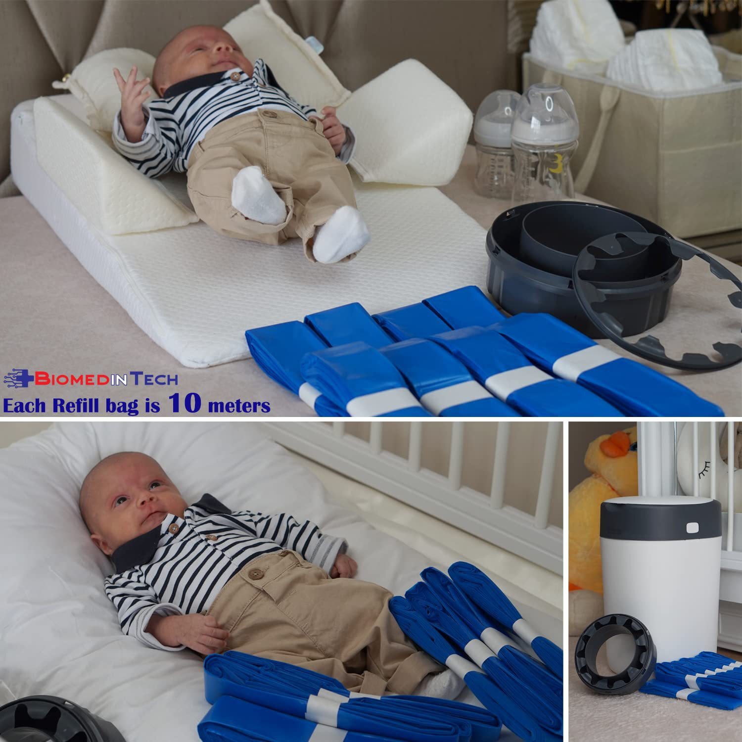 Quần áo ấm ở Amazon thay vì túi rác.