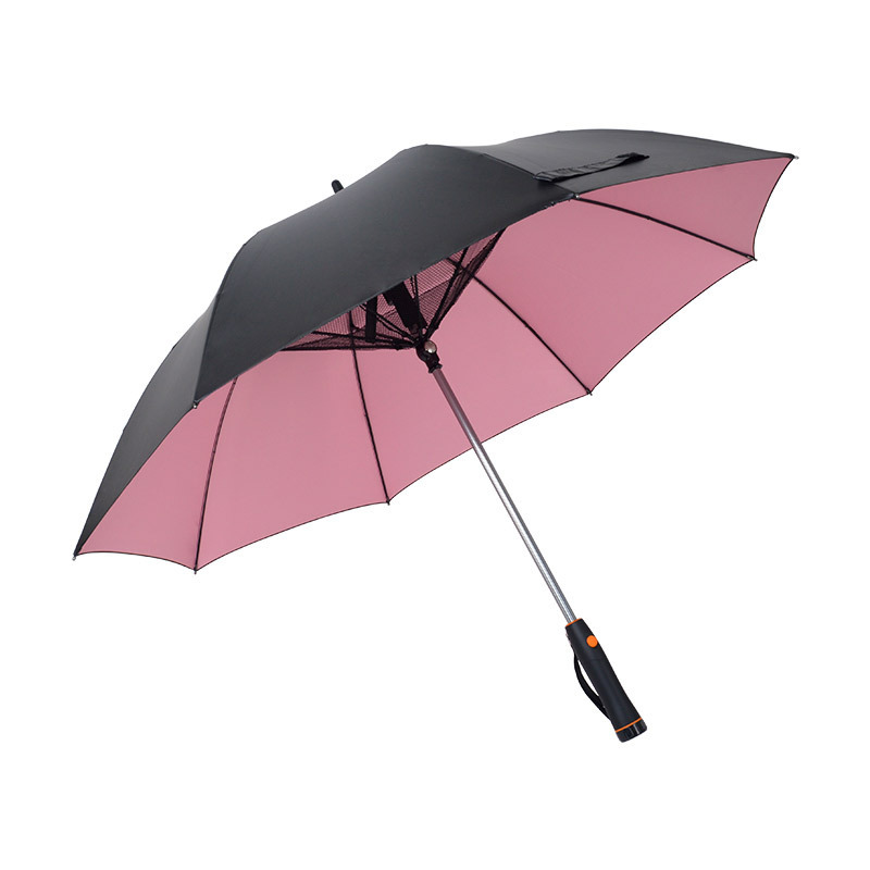 The cool fan umbrellas, both with UV-proof tan and glue umbrellas, will be printed in the LOGO gift advertising umbrella.