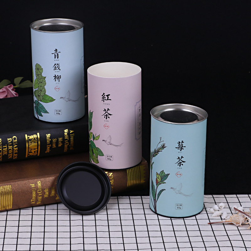 Customize the oxen paper can with the small tea can and the cylindrical steel cans with the cylindrical seal.