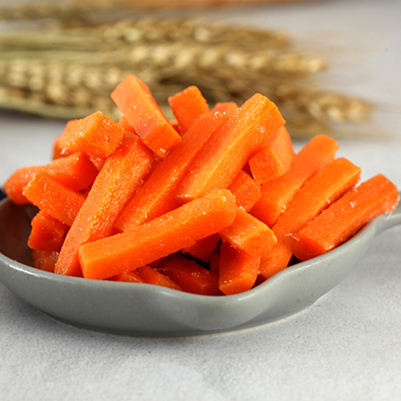 Quick-frozen carrots, frozen vegetables, frozen vegetables.