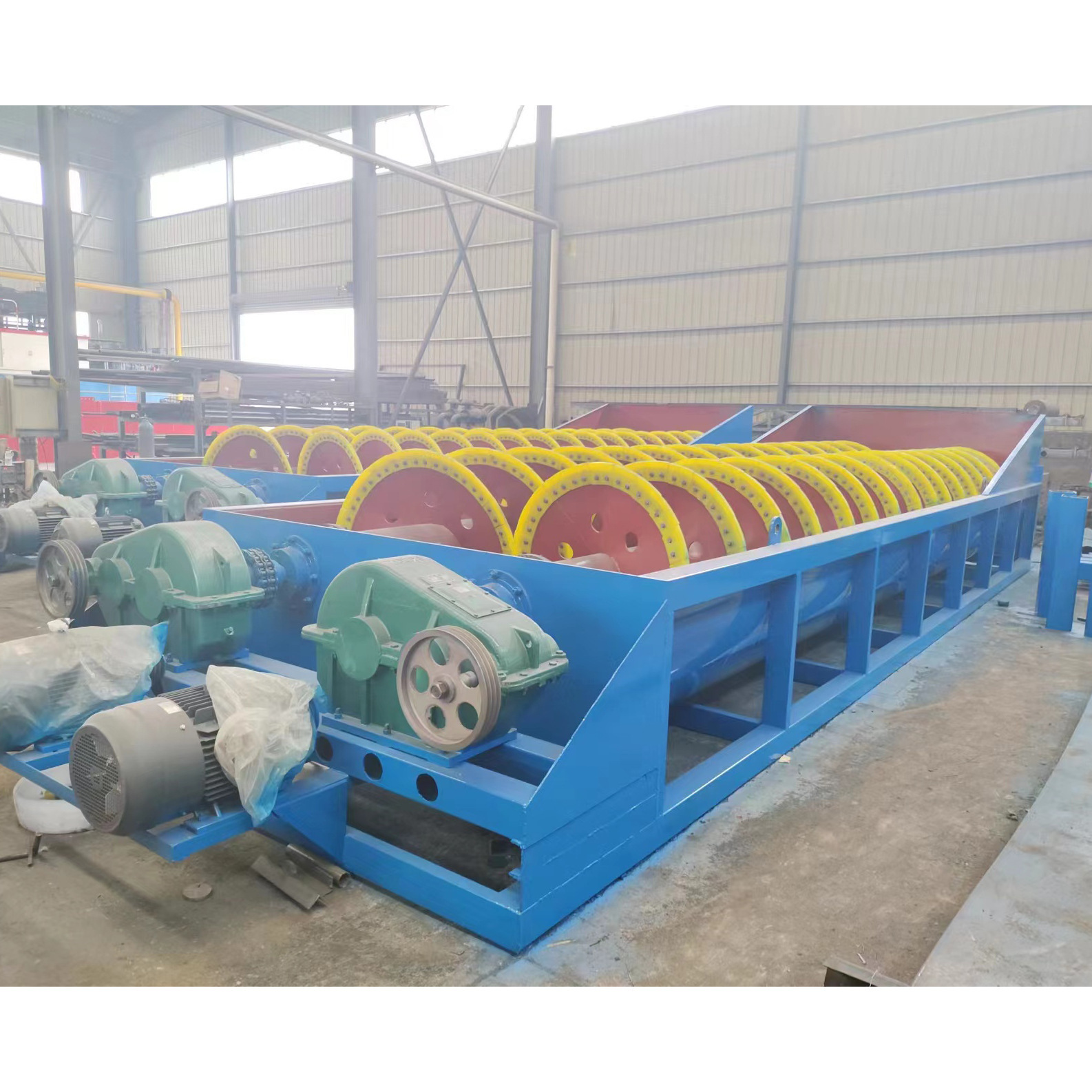 Nguồn cung cấp tiền mặt 100 đường, máy tẩy cát, dây xoắn ốc.