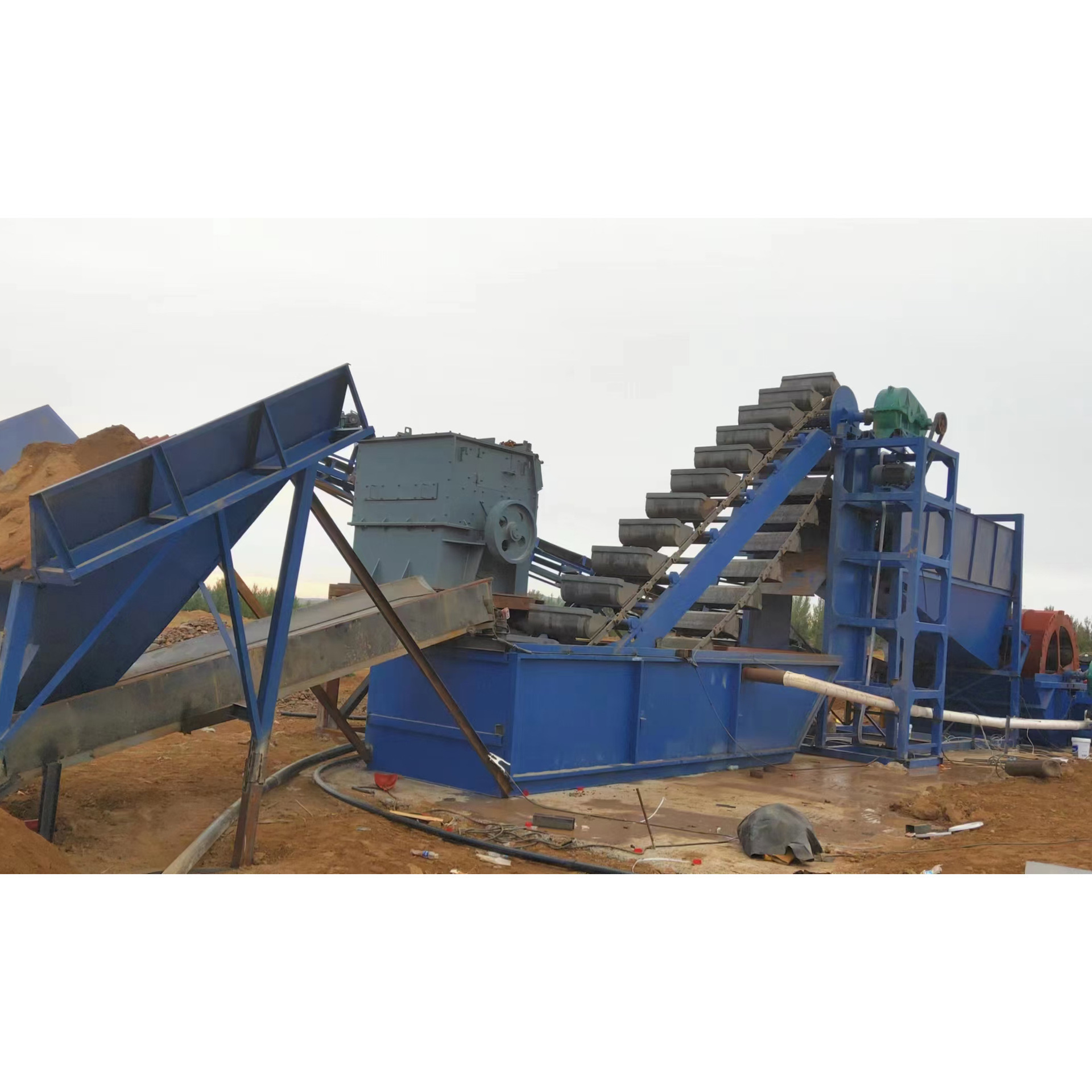 Máy giặt cát hình tròn Sản xuất dụng cụ giặt cát ở Thanh Châu