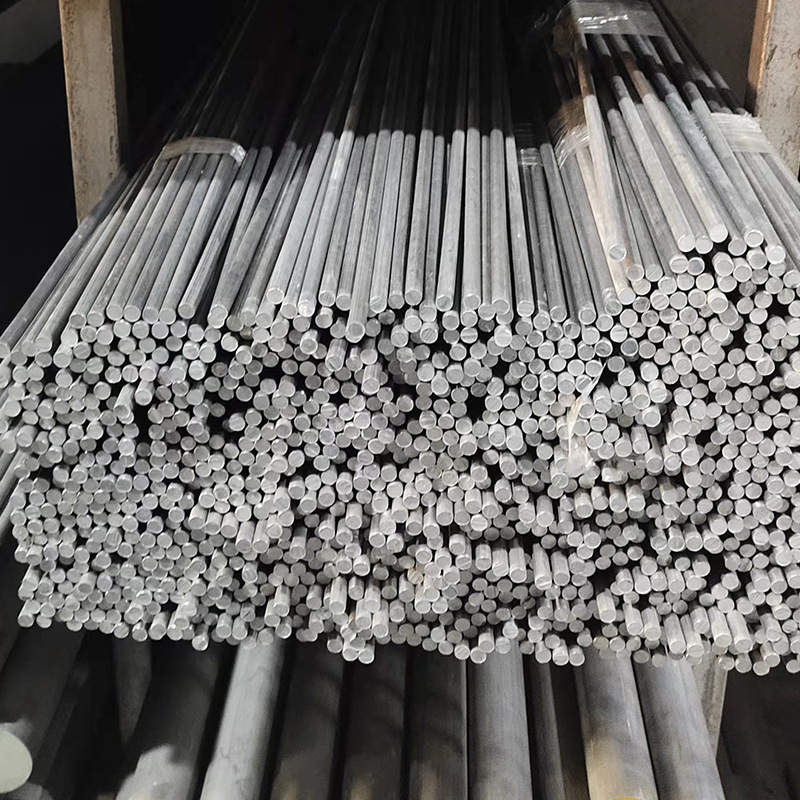 The manufacturer supplies 6063 hard solid aluminium sticks, industrial aluminium alloy bars, 6061 alloyed aluminium rods.