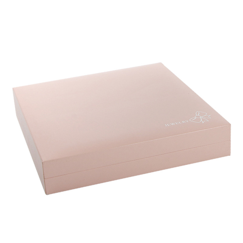 A box with a pink-colored slant ring can print the logo box