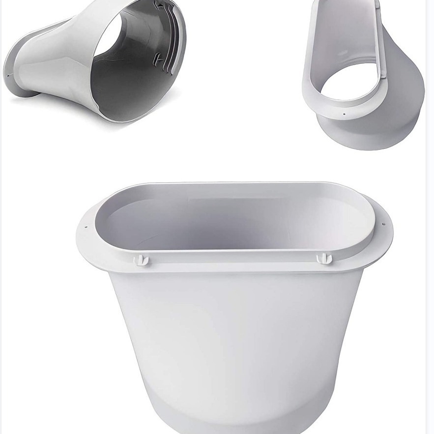 Bộ điều chỉnh điều chỉnh không khí di động 150 mm phẳng, khối gió 43 cm làm mịn khung cửa sổ