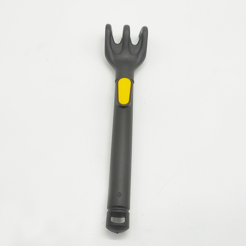 Ba bộ pháo thông mini-meal cho dụng cụ làm vườn với một cái xẻng cào.