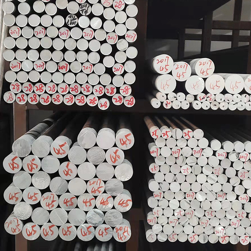 The manufacturer supplies 6063 hard solid aluminium sticks, industrial aluminium alloy bars, 6061 alloyed aluminium rods.