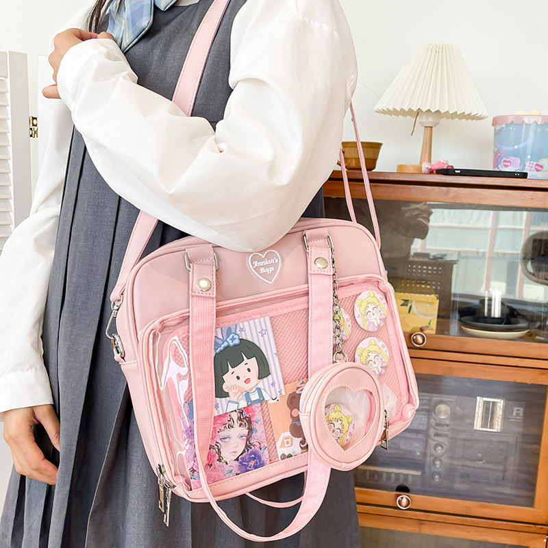 School bag for soft-skinned schoolgirls.