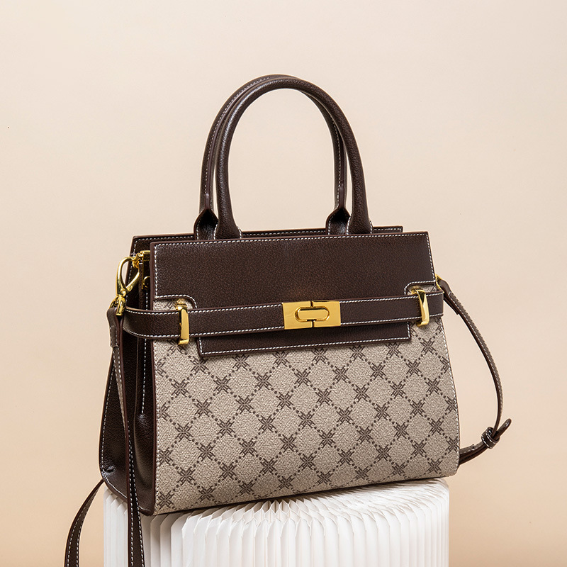 A 2023 U.S.-new swarm platinum bag with a large handbag full of handbags.