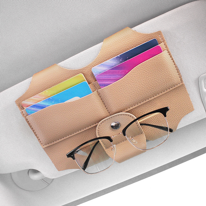 Car shading packs of multi-purpose cards for the car with a card in the glasses car