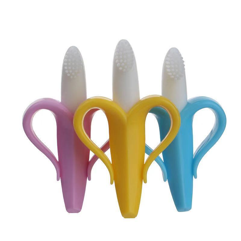 Food-grade banana gum-banana toothbrush.