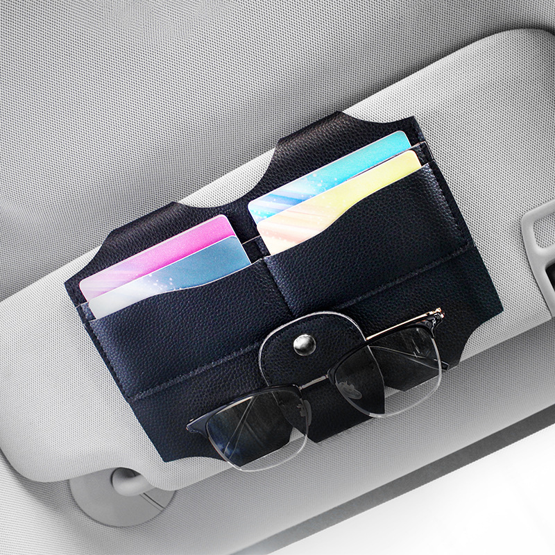 Car shading packs of multi-purpose cards for the car with a card in the glasses car