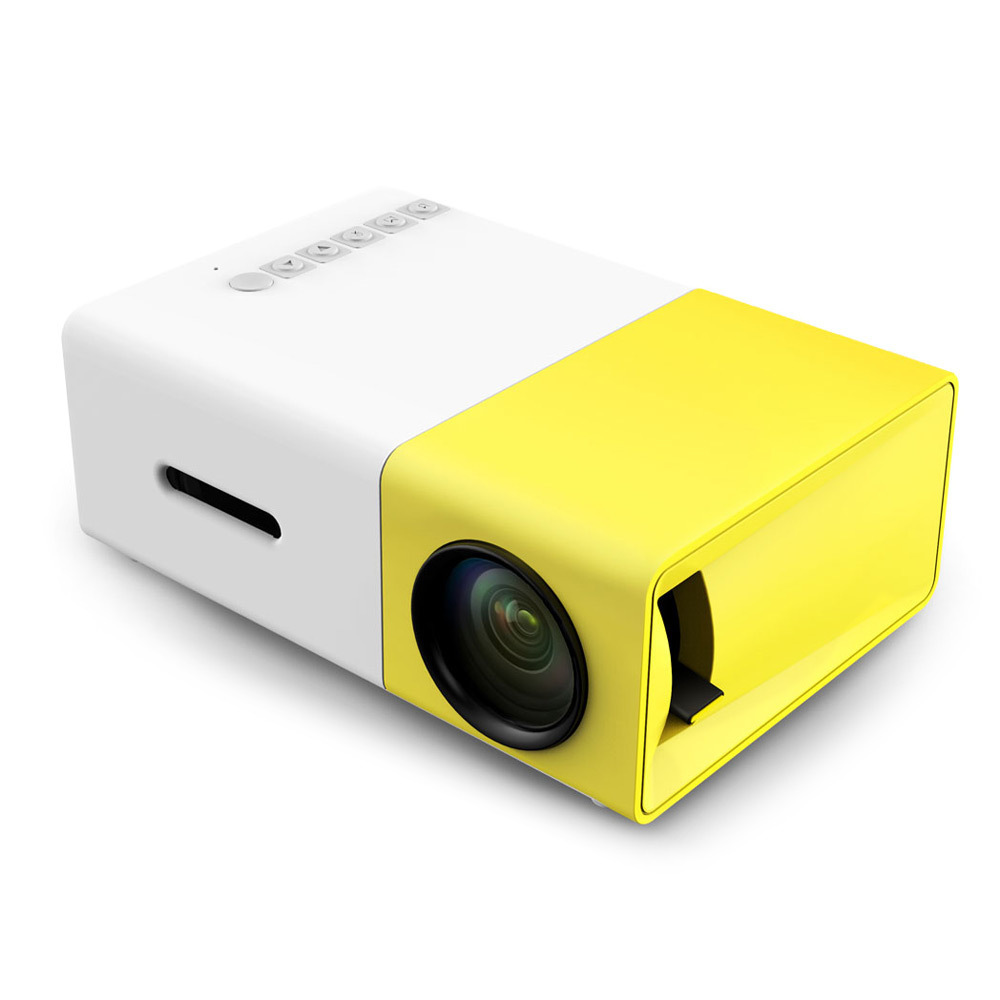 The projector used the mini projector to sell the new YG300 high-resolution LED projector.