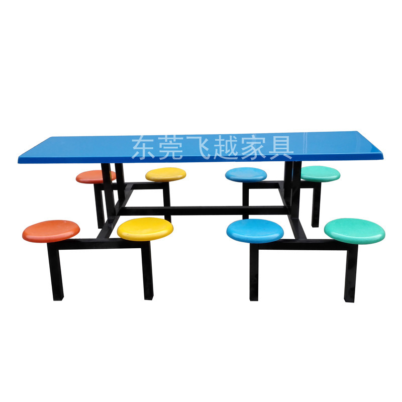 Cafeteria tables, chairs, university dining hall dining tables, student staff entourage table and bench stand-in 8