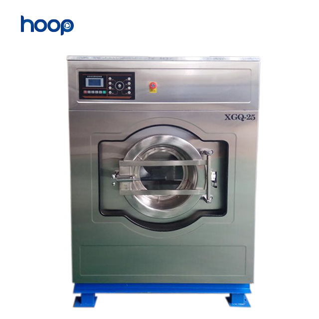 Máy giặt Thượng Hải 20kg25kg toàn bộ tự động thép khô không rỉ cộng với máy giặt công nghiệp