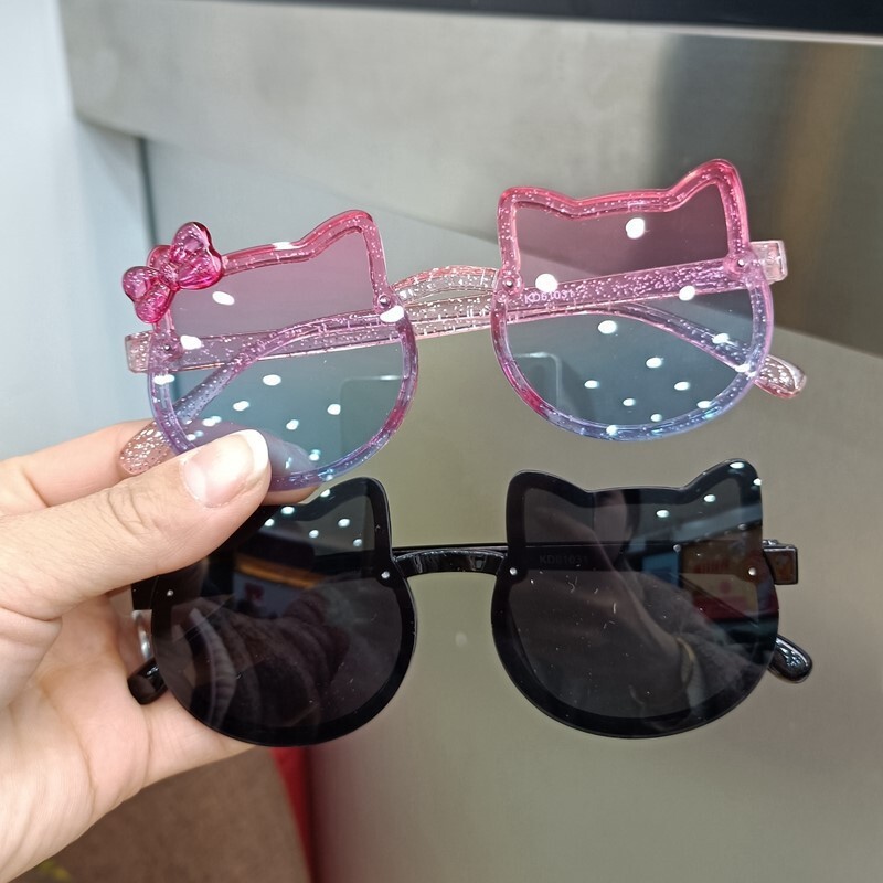 Child Sunglasses Girl against Ultraviolet Cutie Baby Glass Girl.